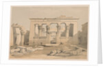 Egypt and Nubia: Volume I - No. 28, Portico of the Temple of Kalabshi, 1838 by Louis Haghe
