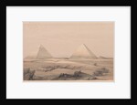 Egypt and Nubia: Volume I - No. 3, Pyramids of Gizeh, 1838 by Louis Haghe