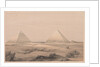 Egypt and Nubia: Volume I - No. 3, Pyramids of Gizeh, 1838 by Louis Haghe