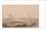 Egypt and Nubia: Volume I - No. 3, Pyramids of Gizeh, 1838 by Louis Haghe