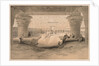 Egypt and Nubia: Volume I - No. 32, View from under the Portico of the Temple of Edfou…, 1838 by Louis Haghe