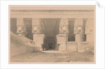 Egypt and Nubia: Volume I - No. 35, Dendera, 1838 by Louis Haghe