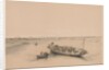 Egypt and Nubia: Volume I - No. 4, Slave Boats on the Nile, View Looking Towards…, 1838 by Louis Haghe