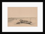 Egypt and Nubia: Volume I - No. 4, Slave Boats on the Nile, View Looking Towards…, 1838 by Louis Haghe