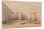 Egypt and Nubia: Volume II - No. 18, Medinet Abou, Thebes, 1832 by Louis Haghe