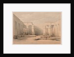 Egypt and Nubia: Volume II - No. 18, Medinet Abou, Thebes, 1832 by Louis Haghe