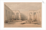Egypt and Nubia: Volume II - No. 18, Medinet Abou, Thebes, 1832 by Louis Haghe