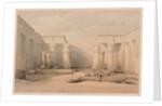 Egypt and Nubia: Volume II - No. 18, Medinet Abou, Thebes, 1832 by Louis Haghe