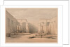 Egypt and Nubia: Volume II - No. 18, Medinet Abou, Thebes, 1832 by Louis Haghe