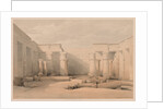 Egypt and Nubia: Volume II - No. 18, Medinet Abou, Thebes, 1832 by Louis Haghe