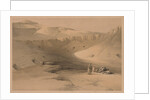 Egypt and Nubia: Volume II - No. 34, Entrance to the Tombs of the Kings of Thebes?, 1838 by Louis Haghe