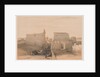 Egypt and Nubia: Volume II - No. 38, Grand Entrances to the Temple of Luxor, 1838 by Louis Haghe
