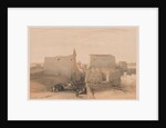 Egypt and Nubia: Volume II - No. 38, Grand Entrances to the Temple of Luxor, 1838 by Louis Haghe