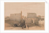 Egypt and Nubia: Volume II - No. 38, Grand Entrances to the Temple of Luxor, 1838 by Louis Haghe