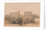 Egypt and Nubia: Volume II - No. 38, Grand Entrances to the Temple of Luxor, 1838 by Louis Haghe