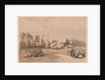 Egypt and Nubia: Volume II - No. 4, Fragments of the Great Colossi, at the Memnonium, 1838 by Louis Haghe