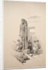 Egypt and Nubia: Volume II - No. 7, Colossi at Wady Saboua, 1838 by Louis Haghe