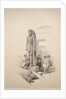 Egypt and Nubia: Volume II - No. 7, Colossi at Wady Saboua, 1838 by Louis Haghe