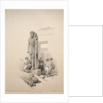 Egypt and Nubia: Volume II - No. 7, Colossi at Wady Saboua, 1838 by Louis Haghe