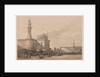 Egypt and Nubia: Volume III - No. 38, Mosque of Sultan Hassan from the Great Square…, 1838 by Louis Haghe