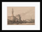 Egypt and Nubia: Volume III - No. 38, Mosque of Sultan Hassan from the Great Square…, 1838 by Louis Haghe