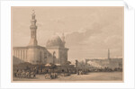 Egypt and Nubia: Volume III - No. 38, Mosque of Sultan Hassan from the Great Square…, 1838 by Louis Haghe