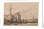 Egypt and Nubia: Volume III - No. 38, Mosque of Sultan Hassan from the Great Square…, 1838 by Louis Haghe