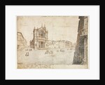 Eighteen Views of Rome: Santa Maria in Via Lata, 1665 by Lievin Cruyl