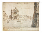Eighteen Views of Rome: Santa Maria in Via Lata, 1665 by Lievin Cruyl