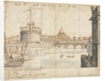 Eighteen Views of Rome: The Castel SantAngelo, 1665 by Lievin Cruyl