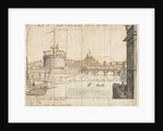 Eighteen Views of Rome: The Castel SantAngelo, 1665 by Lievin Cruyl