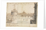 Eighteen Views of Rome: The Castel SantAngelo, 1665 by Lievin Cruyl