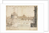 Eighteen Views of Rome: The Castel SantAngelo, 1665 by Lievin Cruyl