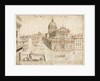 Eighteen Views of Rome: The Church of SantIgnazio, 1665 by Lievin Cruyl
