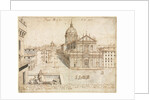 Eighteen Views of Rome: The Church of SantIgnazio, 1665 by Lievin Cruyl
