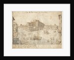 Eighteen Views of Rome: The Piazza Barberini, 1665 by Lievin Cruyl