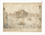 Eighteen Views of Rome: The Piazza Barberini, 1665 by Lievin Cruyl
