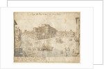Eighteen Views of Rome: The Piazza Barberini, 1665 by Lievin Cruyl