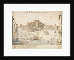 Eighteen Views of Rome: The Piazza Barberini…, 1665 by Lievin Cruyl
