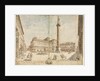 Eighteen Views of Rome: The Piazza Colonna, 1664 by Lievin Cruyl