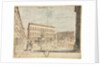 Eighteen Views of Rome: The Piazza Farnese; Cartouche, 1664 by Lievin Cruyl