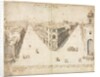 Eighteen Views of Rome: The Quattro Fontane Looking Toward Monte Cavallo, 1665 by Lievin Cruyl
