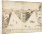 Eighteen Views of Rome: The Quattro Fontane Looking Toward Monte Cavallo, 1665 by Lievin Cruyl