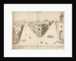Eighteen Views of Rome: The Quattro Fontane Looking Toward Monte Cavallo, 1665 by Lievin Cruyl