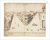 Eighteen Views of Rome: The Quattro Fontane Looking Toward Monte Cavallo, 1665 by Lievin Cruyl