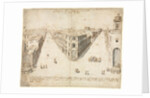 Eighteen Views of Rome: The Quattro Fontane Looking Toward Monte Cavallo, 1665 by Lievin Cruyl