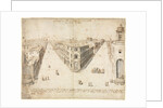 Eighteen Views of Rome: The Quattro Fontane Looking Toward Monte Cavallo, 1665 by Lievin Cruyl