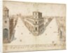 Eighteen Views of Rome: The Quattro Fontane Looking Toward Santa Maria Maggiore, 1665 by Lievin Cruyl