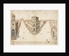 Eighteen Views of Rome: The Quattro Fontane Looking Toward Santa Maria Maggiore, 1665 by Lievin Cruyl