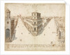 Eighteen Views of Rome: The Quattro Fontane Looking Toward Santa Maria Maggiore, 1665 by Lievin Cruyl